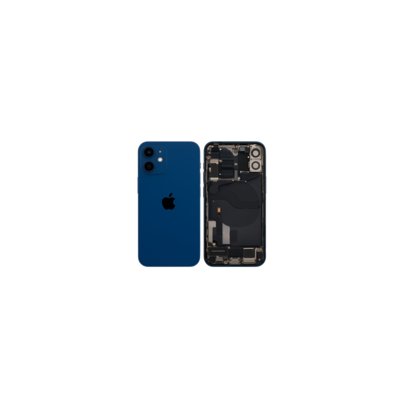 Châssis Complet iPhone 12 Bleu - Sans Connecteur de Charge (Origine Demonté) - Grade B
