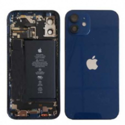 Châssis Complet iPhone 12 Bleu - Sans Connecteur de Charge + Batterie (Origine Demonté) - Grade B
