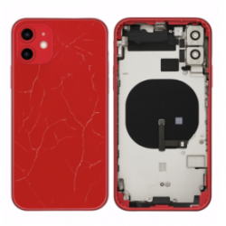 Châssis Complet iPhone 11 Rouge - Sans Connecteur de Charge (Original Demonté) - Cassé