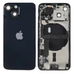 Châssis Complet iPhone 13 Mini Noir - Sans Connecteur de Charge (Original Demonté) - Grade B