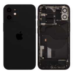 Châssis Complet iPhone 12 Noir - Sans Connecteur de Charge (Origine Demonté) - Grade B