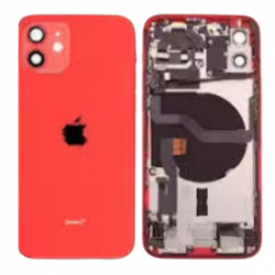 Châssis Complet iPhone 12 Rouge - Sans Connecteur de Charge(Original Demonté) Grade B