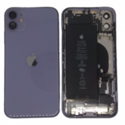 Châssis Complet iPhone 12 Violet - Sans Connecteur de Charge + Batterie (Origine Demonté) - Grade B