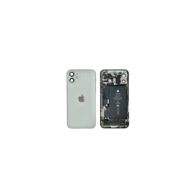 Châssis Complet iPhone 12 Vert - Sans Connecteur de Charge + Batterie (Origine Demonté) - Grade B