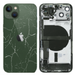 Châssis Complet iPhone 13 Vert - Sans Connecteur de Charge (Original Demonté) - Cassé