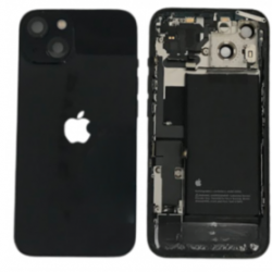 Châssis Complet iPhone 13 Noir - Sans Connecteur de Charge + Batterie (Origine Demonté) - Grade B