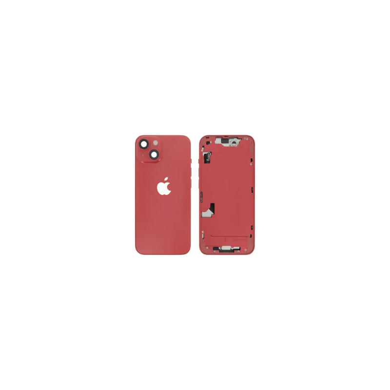 Châssis Complet iPhone 13 Rouge - Sans Connecteur de Charge (Origine Demonté) - Grade B