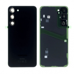 Vitre Arrière Samsung Galaxy S23 Plus (S916B) sans Lentille Noir (Original Démonté) - Grade AB