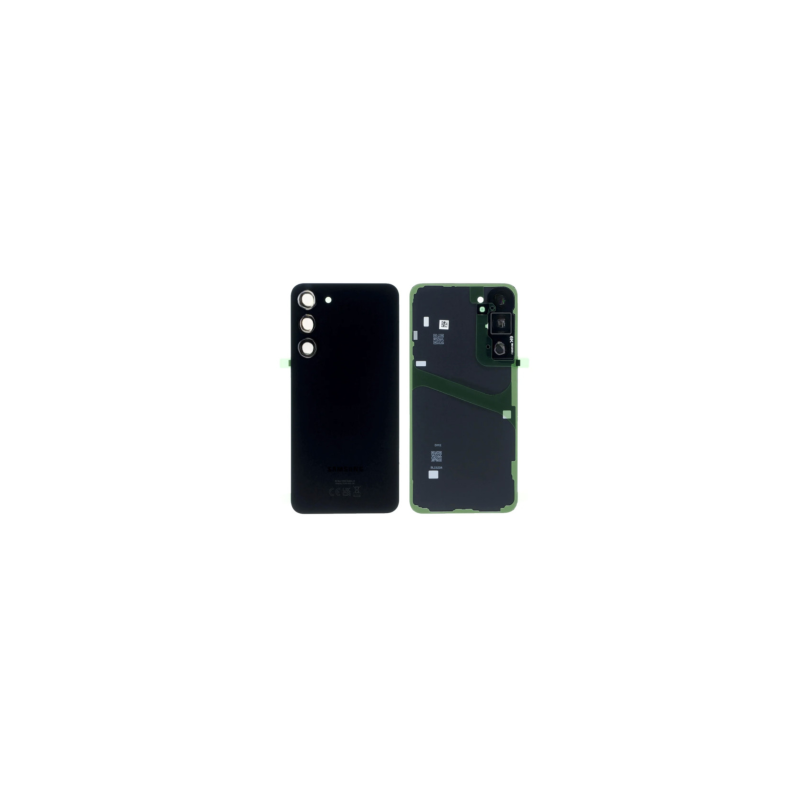 Vitre Arrière Samsung Galaxy S23 Plus (S916B) sans Lentille Noir (Original Démonté) - Grade AB