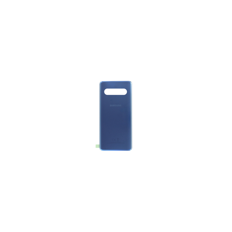 Vitre arrière Samsung Galaxy S10 (G973F) Prism Bleu sans Contour Lantille (Original Démontée) - Grade AB