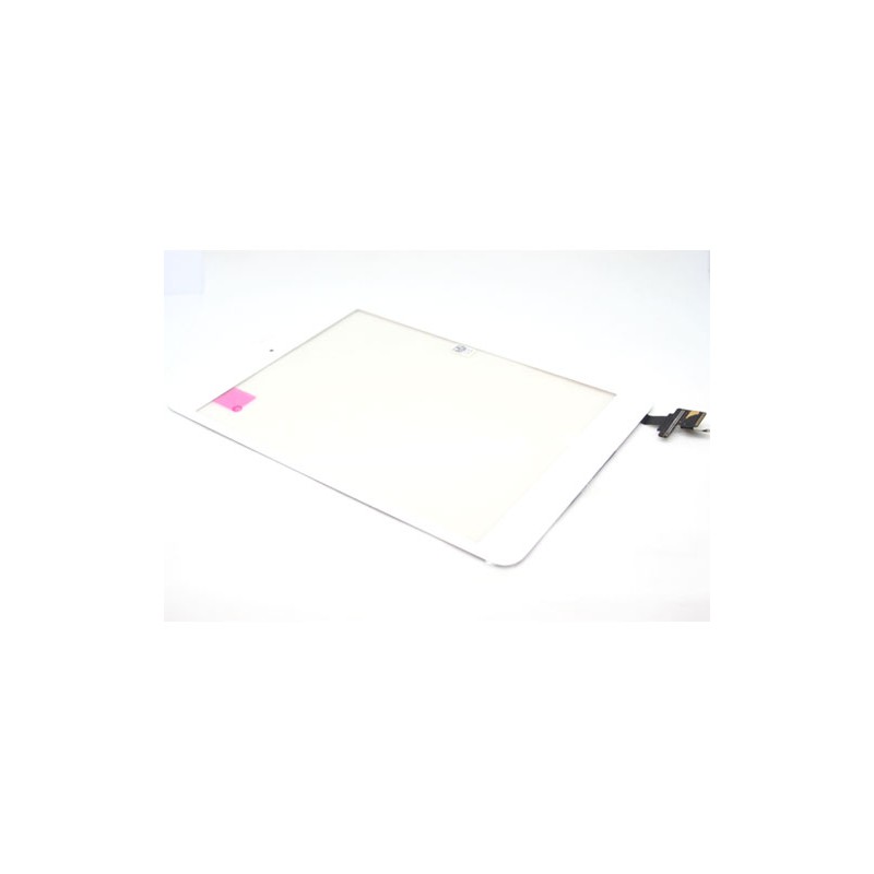 Apple iPad Mini / iPad mini 2 ( A1432 / A1454 / A1489 / A1490 / A1491 ) Tactile Blanc avec connecteur soudé QUALITE SUPERIEURE