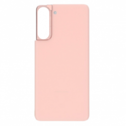 Vitre arrière Samsung Galaxy S21 5G (G991B) Rose sans Contour Lentille (Original Démonté) - Grade A