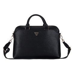 Guess GUESS : Sacoche pour ordinateur portable en polyurethane avec logo triangulaire 13/14/15" - Noire