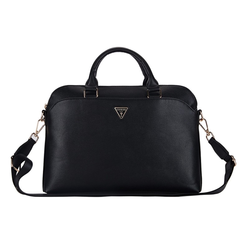Guess GUESS : Sacoche pour ordinateur portable en polyurethane avec logo triangulaire 13/14/15" - Noire