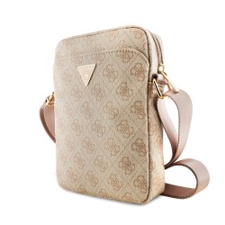 Guess Sacoche Guess PU 4G Triangle Logo 8" Rose