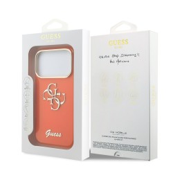Guess Guess IPhone 17 - Coque Avec Logo Orange