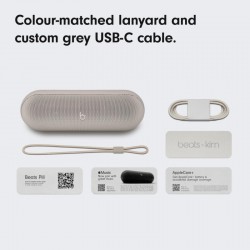 Beats Beats Pill : enceinte bluetooth Édition Kim Kardashian - Gris clair (MAX24ZM/A)