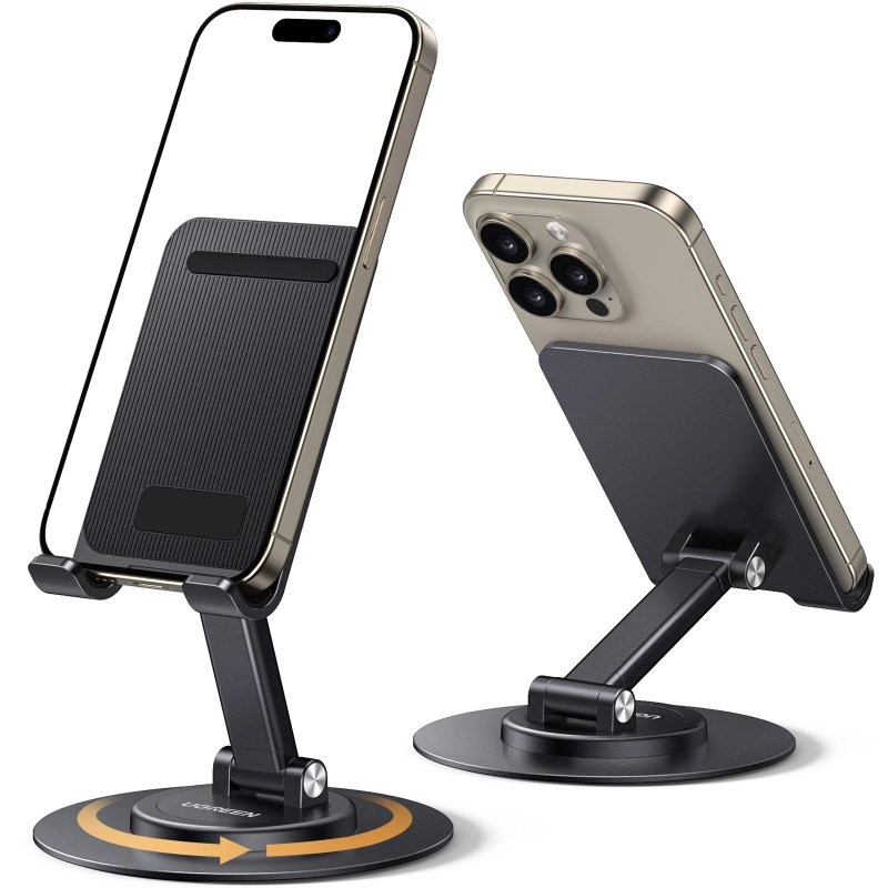 UGREEN Support de telephone sur pied avec ventouse - gris UGREEN