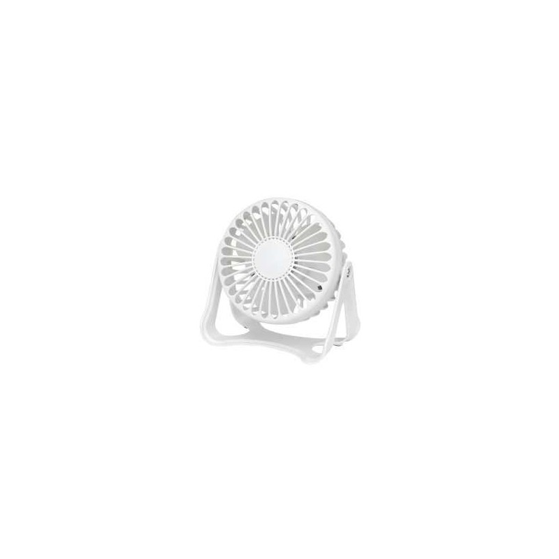 Mini Ventilateur USB, Idéal pour Usage Quotidien (Sans Batterie) - Blanc