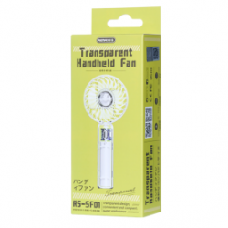 Ventilateur Portable 1200mAh Remax RS-SF01 - 3 modes de vitesse - Transparent