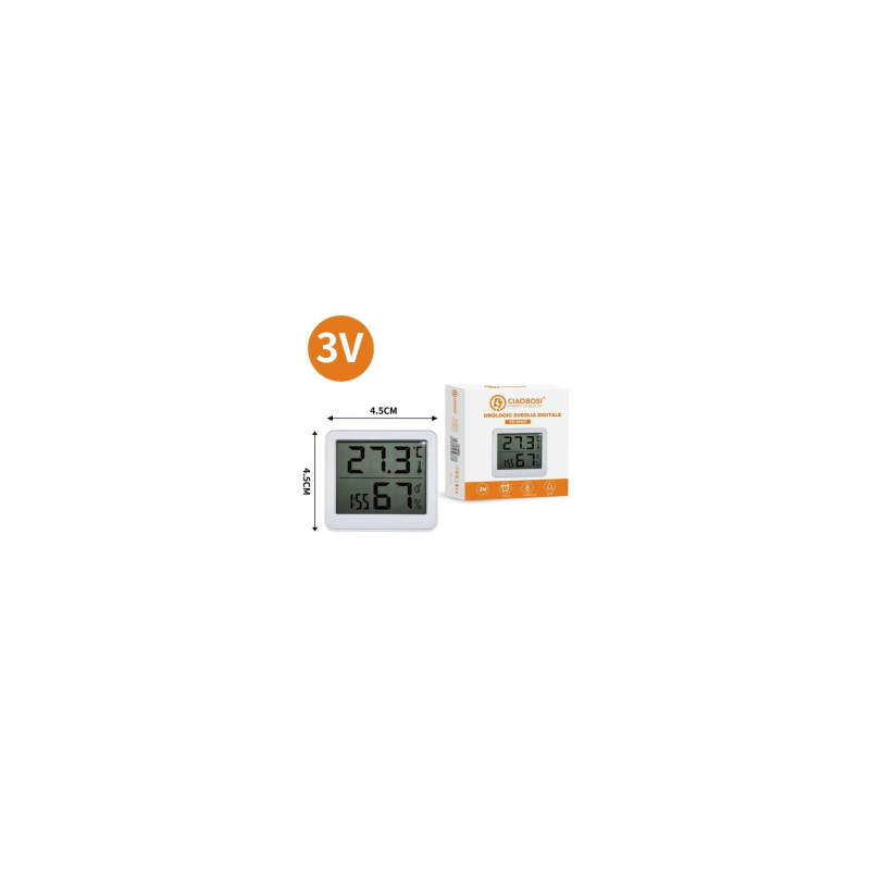 Thermo-hygromètre numérique température et humidité intérieure CIAOBOSI TX-39637