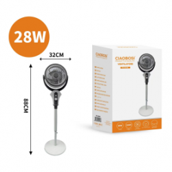Ventilateur sur Pied 28W 220V CIAOBOSI TX-04148 - Gris