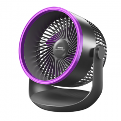 Ventilateur De Bureau A Circulation D'air REMAX Fonzyr Series F27 - Gris Violet