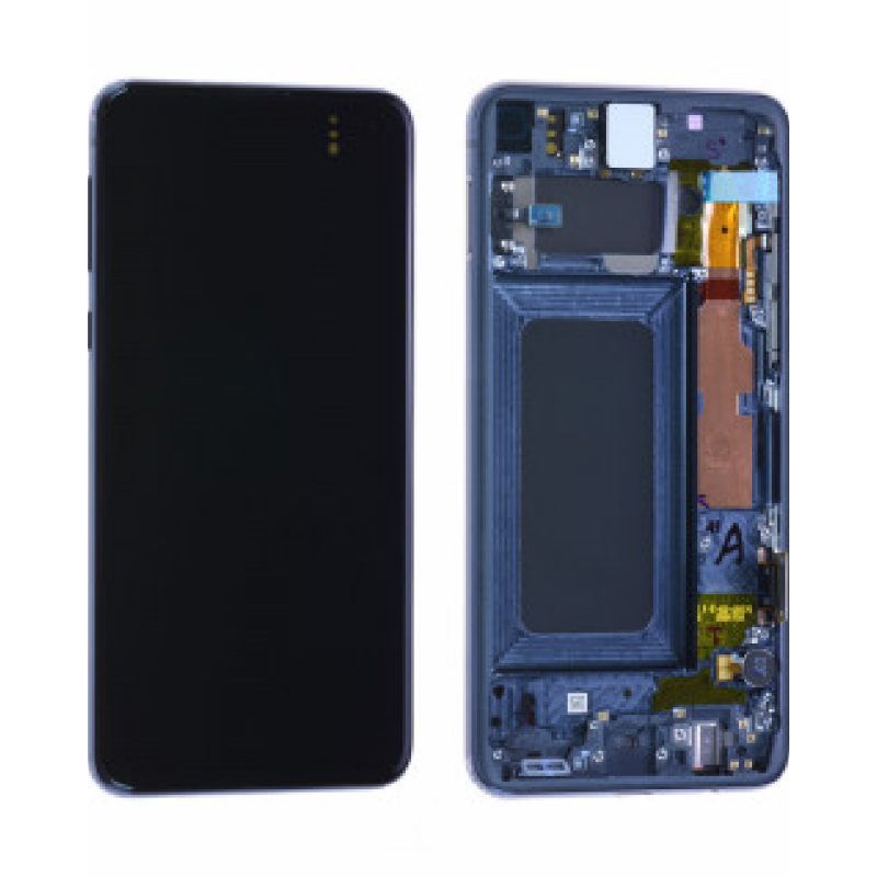 Samsung Ecran Samsung Galaxy S10e (G970F) Noir Prisme Sur Châssis (Original Démonté) - Grade A