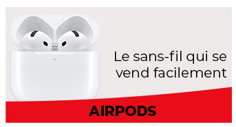 Écouteurs sans fil type AirPods pour professionnels