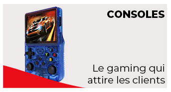 Consoles de jeux et accessoires gaming pour professionnels